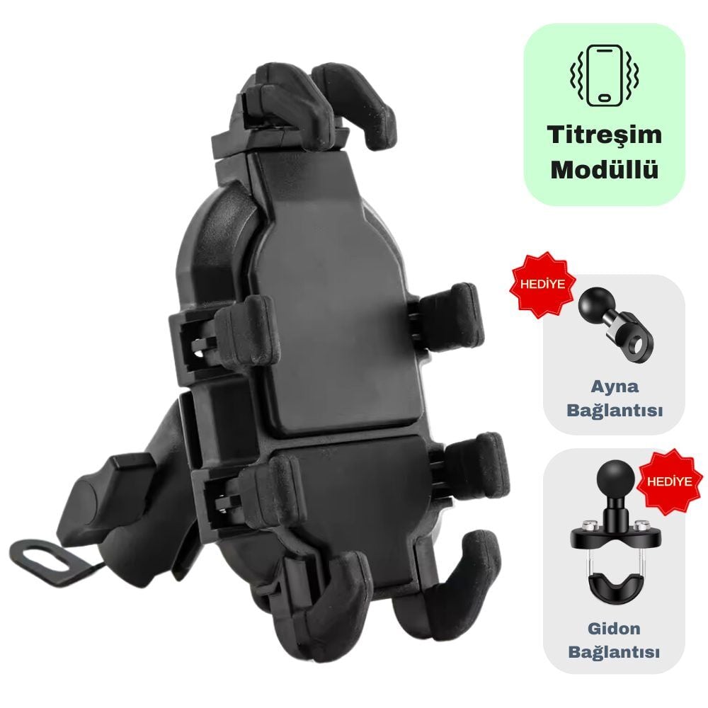 Knmaster FP400 Titreşim Engelleyici Universal Telefon Tutucu