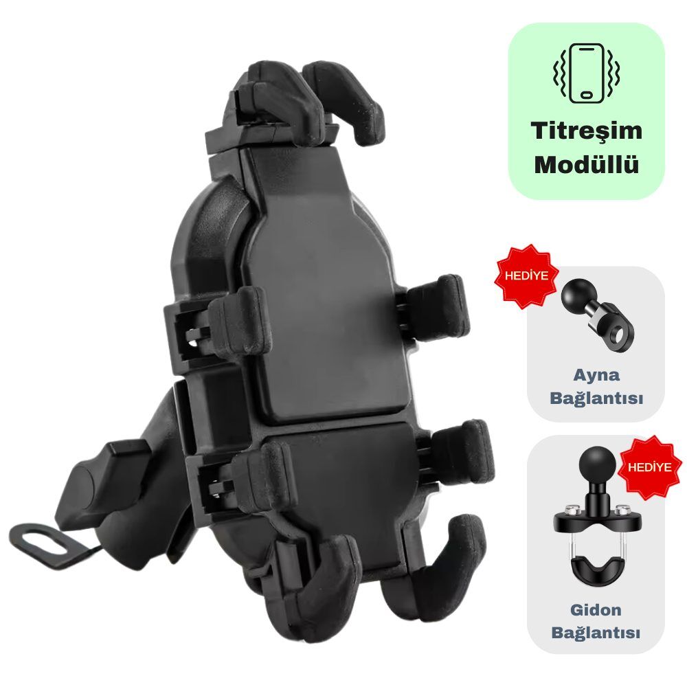 Knmaster FP400 Titreşim Engelleyici Universal Telefon Tutucu
