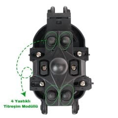 Knmaster FP400 Titreşim Engelleyici Universal Telefon Tutucu