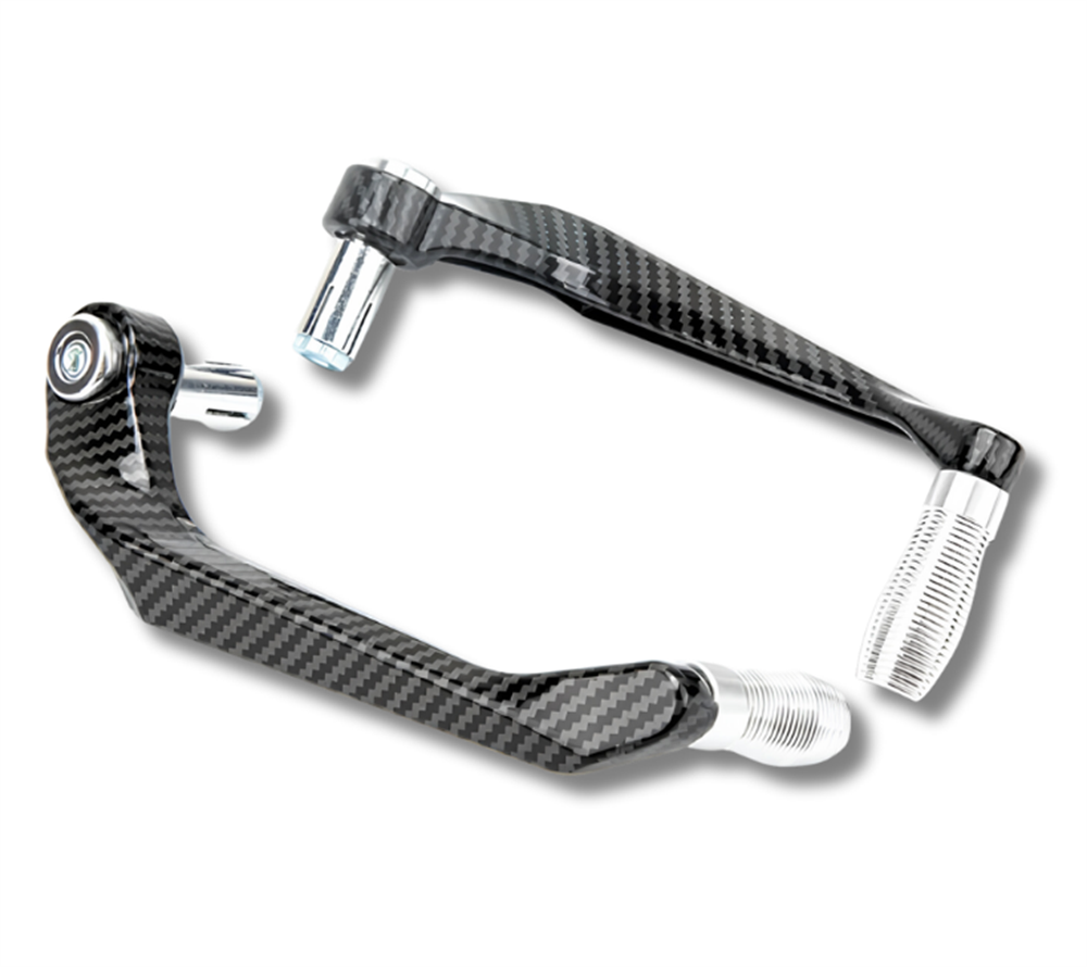 Karbon Gri Motosiklet Manet Elcik Koruma Seti - Universal