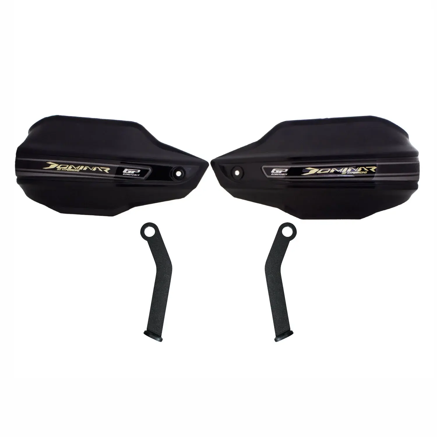 GP Kompozit Bajaj Dominar 250/400 2017‑2024 Uyumlu Plastik Elcik Koruma Siyah