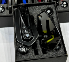 Spor Model Siyah Motosiklet Gidon Aynası - Universal