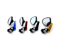 Spor Model Kırmızı Motosiklet Gidon Aynası - Universal