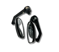 Oval Model Siyah Motosiklet Gidon Aynası - Universal