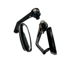 Oval Model Siyah Motosiklet Gidon Aynası - Universal