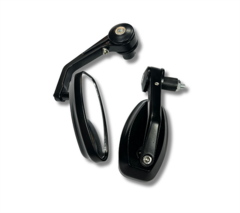 Oval Model Siyah Motosiklet Gidon Aynası - Universal