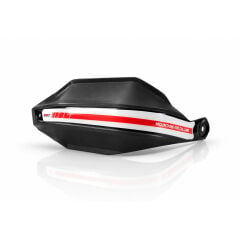 GP Kompozit Honda XL750L Transalp 2023-2025 Uyumlu Plastik Elcik Koruma Beyaz-Kırmızı