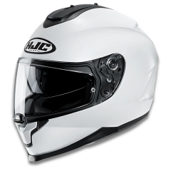 HJC C70N İnci Beyazı Kapalı Motosiklet Kaskı - White M