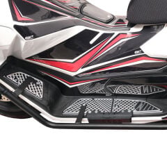 GP Kompozit Honda PCX 125 2025-2026 Uyumlu Basamak Alüminyum Gri
