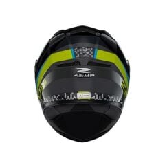 Zeus ZS-826 BK23 Yellow Kapalı Kask (Pinlock Dahil)
