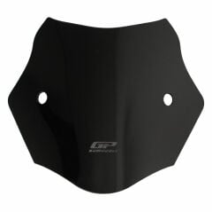 GP Kompozit Mondial 125 Drift L 2011-2023 Uyumlu Kısa Ön Cam Siyah