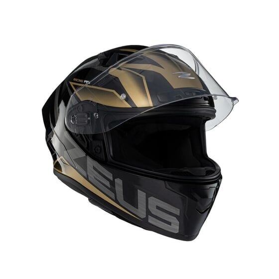 Zeus ZS-826 BK3 Gold Kapalı Kask (Pinlock Dahil)