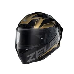 Zeus ZS-826 BK3 Gold Kapalı Kask (Pinlock Dahil)