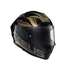Zeus ZS-826 BK3 Gold Kapalı Kask (Pinlock Dahil)