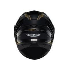 Zeus ZS-826 BK3 Gold Kapalı Kask (Pinlock Dahil)