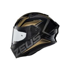 Zeus ZS-826 BK3 Gold Kapalı Kask (Pinlock Dahil)