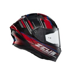 Zeus ZS-826 BK15 Red Kapalı Kask (Pinlock Dahil)