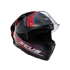 Zeus ZS-826 BK15 Red Kapalı Kask (Pinlock Dahil)