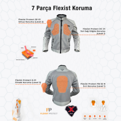 Forte GT White Stone Yazlık Motosiklet Mont - 2001054