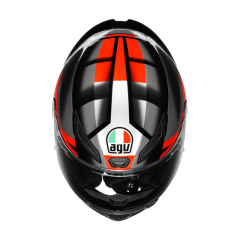 Agv K1 S Fastlap Black Grey Red Kapalı Kask
