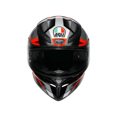 Agv K1 S Fastlap Black Grey Red Kapalı Kask