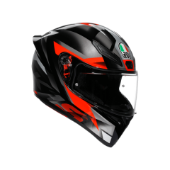 Agv K1 S Fastlap Black Grey Red Kapalı Kask