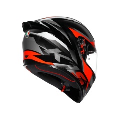 Agv K1 S Fastlap Black Grey Red Kapalı Kask