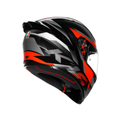 Agv K1 S Fastlap Black Grey Red Kapalı Kask