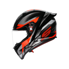 Agv K1 S Fastlap Black Grey Red Kapalı Kask