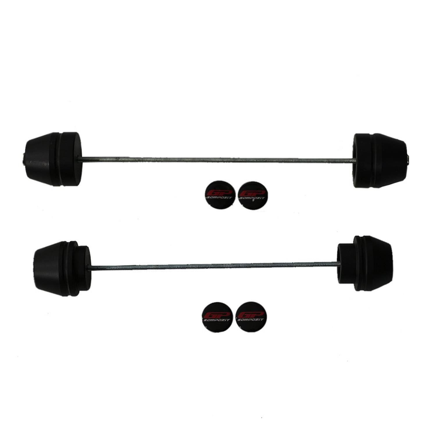 Yamaha MT-09 2013-2016 Uyumlu Ön ve Arka Aks Koruma Takozu Seti - GP Kompozit