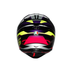 Agv K1 S Fastlap Black Purple Pink Kapalı Kask