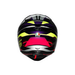 Agv K1 S Fastlap Black Purple Pink Kapalı Kask