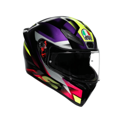 Agv K1 S Fastlap Black Purple Pink Kapalı Kask