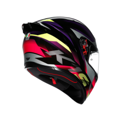 Agv K1 S Fastlap Black Purple Pink Kapalı Kask