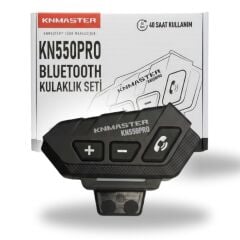 Knmaster KN550 PRO 2. Nesil Motosiklet Kask Intercom Bluetooth İnterkom Kulaklık Seti