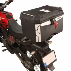 Universal 45 lt Plastik Motosiklet Çantası Siyah - GP Kompozit