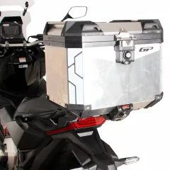 Universal 37 lt Alüminyum Motosiklet Çantası Gri - GP Kompozit