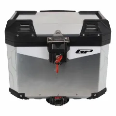 Universal 37 lt Alüminyum Motosiklet Çantası Gri - GP Kompozit