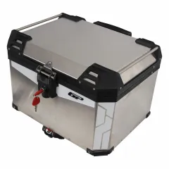 Universal 57 lt Alüminyum Motosiklet Çantası Gri - GP Kompozit