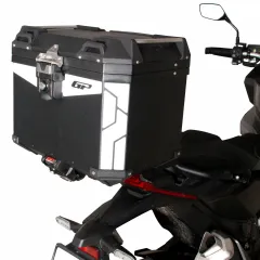 Universal 37 lt Alüminyum Motosiklet Çantası Siyah - GP Kompozit