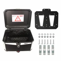 Universal 75 lt Alüminyum Motosiklet Çantası Siyah - GP Kompozit