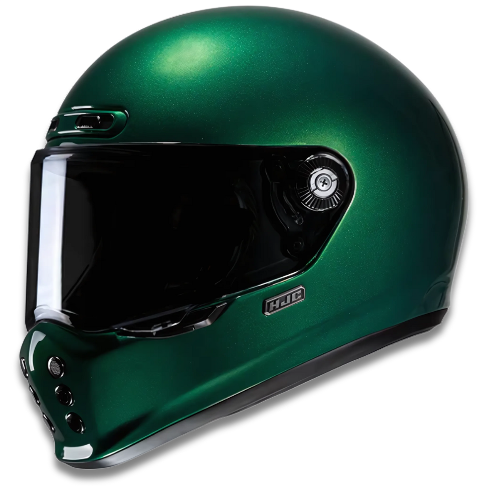 HJC V10 Koyu Yeşil Kapalı Motosiklet Kaskı - Deep Green