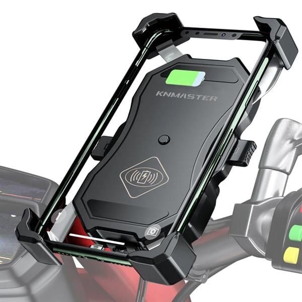 Knmaster TT-450WU Titreşim Engelleyici Kablosuz Şarj Özellikli Telefon Tutucu