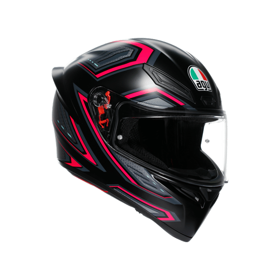 Agv K1 S E2206 Sling Matt Black Pink Kapalı Kask