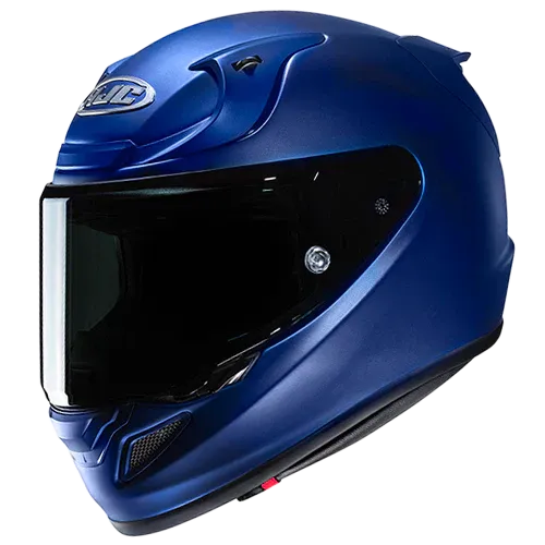 HJC Rpha12 Metalik Mavi Kapalı Motosiklet Kaskı - Semi Flat Metallic Blue