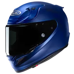 HJC Rpha12 Metalik Mavi Kapalı Motosiklet Kaskı - Semi Flat Metallic Blue